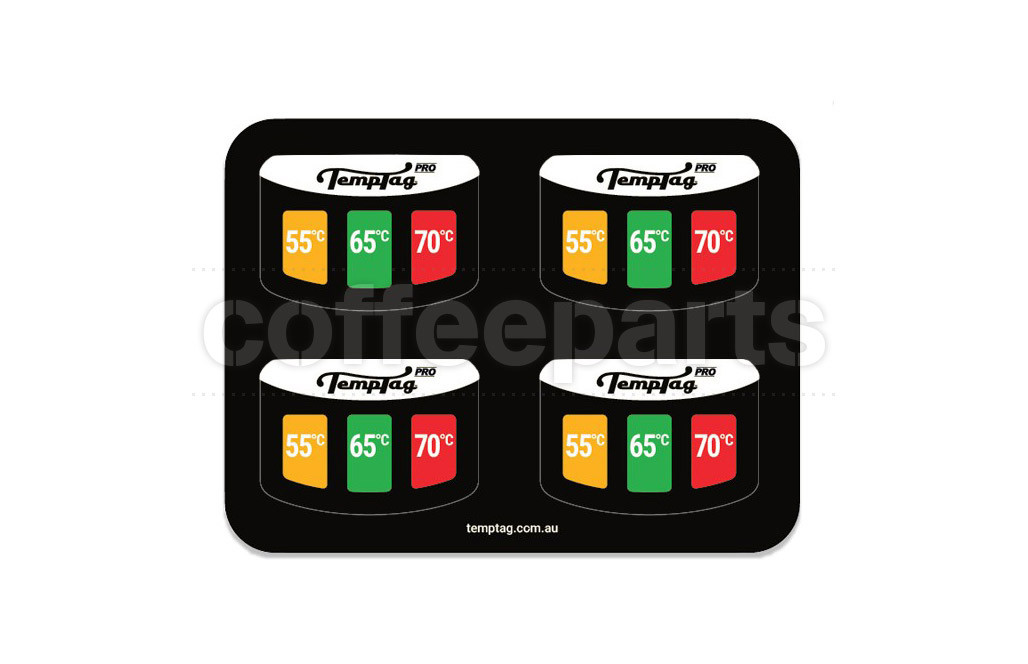 TempTag Stick on Milk Jug Thermometer Pro x 4 Stickers