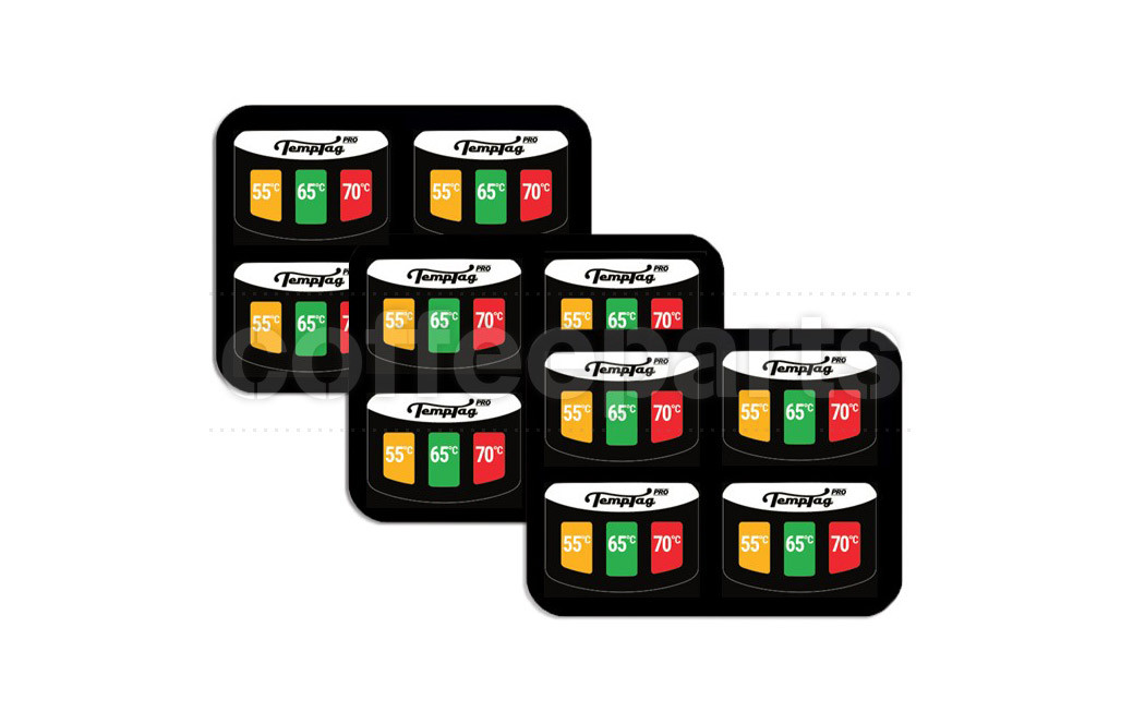 TempTag Stick on Milk Jug Thermometer Pro x 12 Stickers