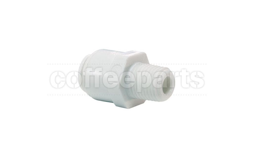 John Guest Straight Adapator NPTF Thread 1/4
