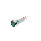 Green Signal Lamp 250V 120° — Head Ø 20mm, Hole Ø 10mm