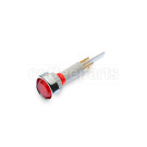 Red Pilot Lamp 250V 120°C — Head Ø 20mm, Hole Ø 10mm