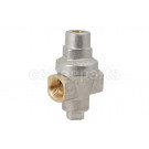 Pressure Reducer 1/2"F×1/2"F PN 20 (Regulation 1–7 Bar, Calibration 3 Bar)