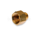Brass Fitting 3/8" M × 1/2" F Hex. 25mm