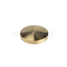 Reg Barber 54mm tamper tamping base only: brass us-curve 