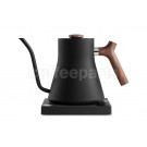 Stagg EKG Electric Gooseneck Kettle: 900ml Matte Black + Walnut