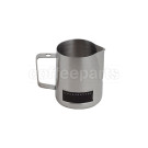 Latte Pro 480ml Milk Jug with built-in Thermometer: Satin