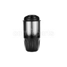 Muvna Insulated Travel Cup 450ml Black/Chrome
