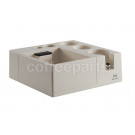 Muvna Large Multifunctional Coffee Station: 51/53/58mm White