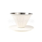 EOFY20 | Airflow Coffee Dripper Stainless: 1-2 Cups White
