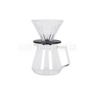 Timemore Crystal Eye Glass Brew Set 02-Cup: Glass/Black
