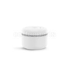 Fellow Atmos Matte White Stainless Steel Vacumm Canister: Small - 0.4 liters (6oz)