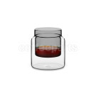 EOFY10 | MHW-3Bomber DW Glass H-Shaped 160ml: Transparent Black