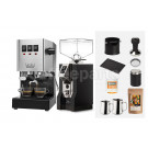 Gaggia Classic EVO PRO / Specialità Espresso Machine Package: Black/Silver