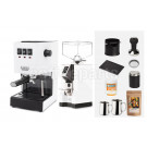 Gaggia Classic EVO PRO / Specialità Espresso Machine Package: White