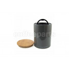 Airscape Medium Ceramic Coffee Storage Vault Slate (Dark Grey) : AC1407