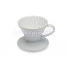 Hario 1-Cup V60 White Ceramic Coffee Dripper