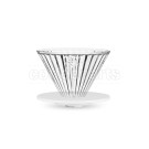 MHW-3Bomber Elf Glass Dripper Transparent White Base