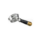 Pesado Modular Bottomless Portafilter with Black/Gold handle - to fit LM/E61