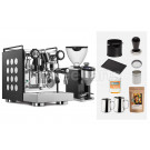 Rocket Appartamento Nero Espresso Machine Package: Black/White