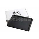 Rocket Flat Ridged Silicon Tamping Mat : Black