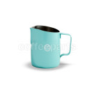 Tiamo 650ml Teal Tapered Latte Art Milk Jug