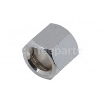Nut 3/8 for hot water chrome plated