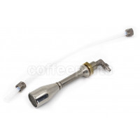 Hot water wand with valve