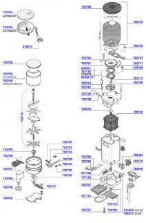 Anfim SUPER CAIMANO Grinder Parts