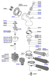 Astoria - Greenline group head and portafilters