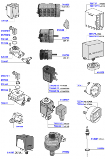 Astoria - Miscellaneous electronic parts and gauges