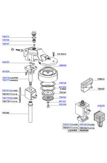 Group head and solenoids