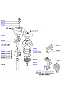 Group head and solenoids