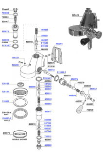 Bezzera Mitica Group Head E61 Lever Operated