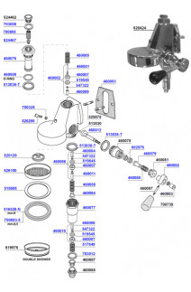 Bezzera Mitica Group Head E61 Lever Operated