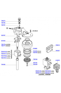 Group head and solenoids