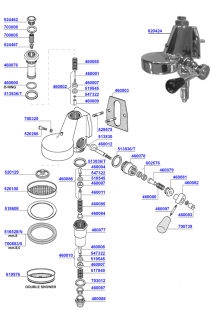 Boema - Group head e61 lever operated