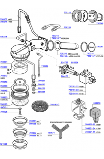 Gasket & Screw Parts Shower Screen Group Head Kit M25 M27 La Cimbali M24