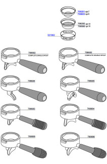 Cimbali - Portafilters and filter baskets 2