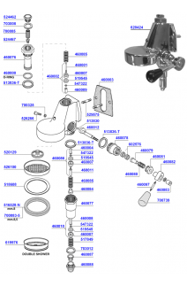 ECM - Group head e61 lever operated