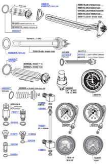 ECM - Elements, boiler components and gauges