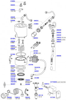 ECM Germany - Casa V Grouphead & Steam Arm Components