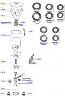 Faema - Hopper and doser parts