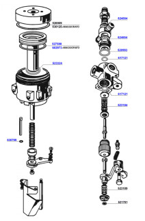 Faema - p6/e66 group heads