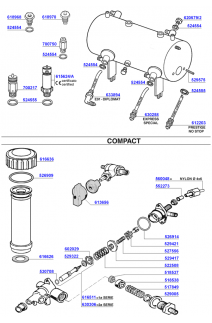 Faema - Boiler components and water inlets