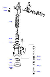 Faema - Lever group head