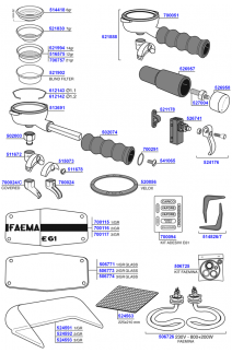 Faema - e61 and faemina miscellaneous parts