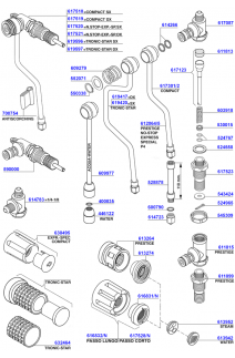 Faema - Steam and hot water valves