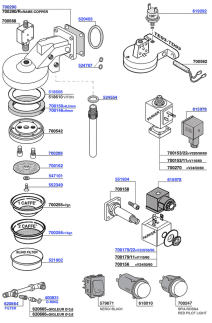 Gaggia - Group head solenoid operated
