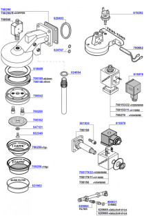 Gaggia - Group head solenoid operated