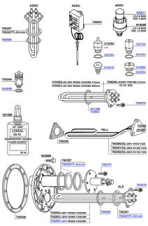 Gaggia - Elements and boiler components